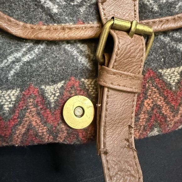 Mossimo Southwestern Aztec Tribal Print Backpack Rucksack Cinch Bag - Picture 9 of 11